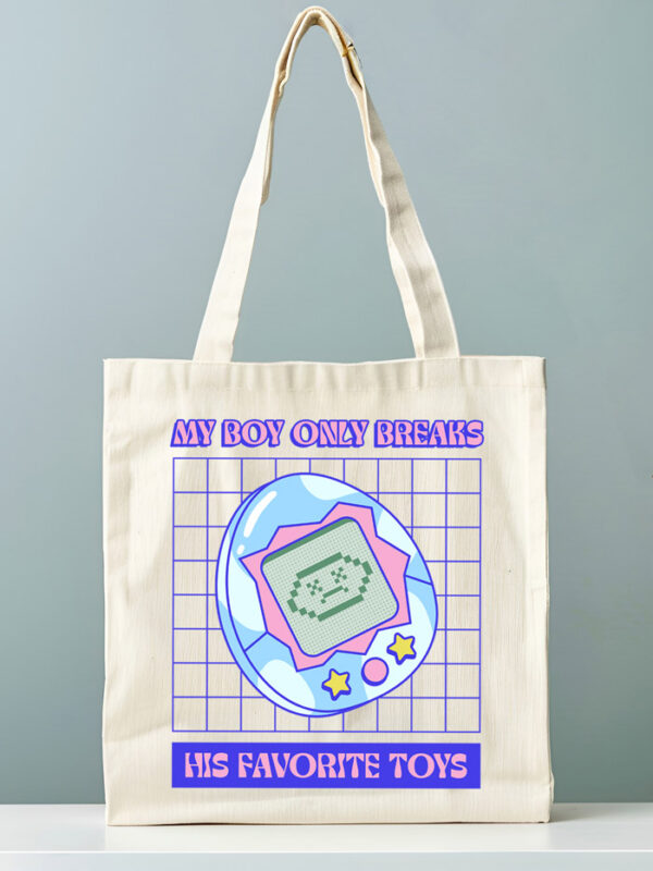 Tote Bag His Favorite Toys