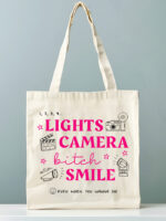 Tote Bag Lights Camera 2