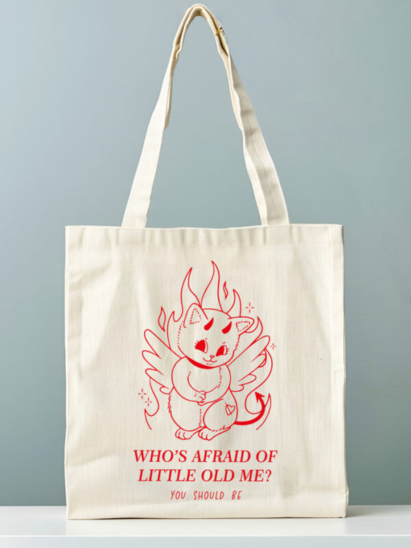 Tote Bag Little Old Me Cat