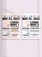 Art Print Eras Tour Lisboa