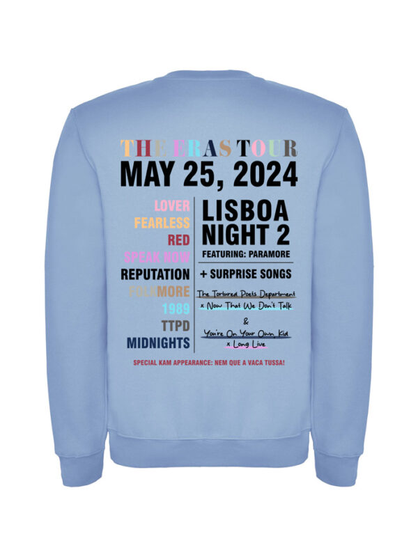 Sudadera Eras Lisboa Color