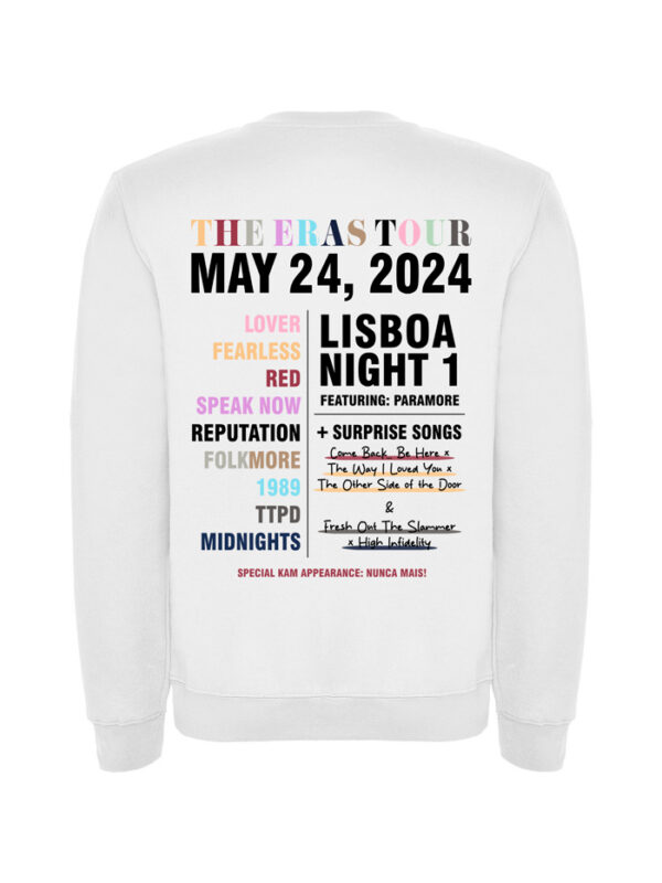 Sudadera Eras Lisboa Color
