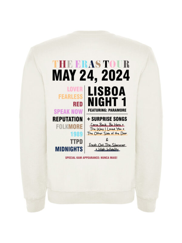 Sudadera Eras Lisboa Color