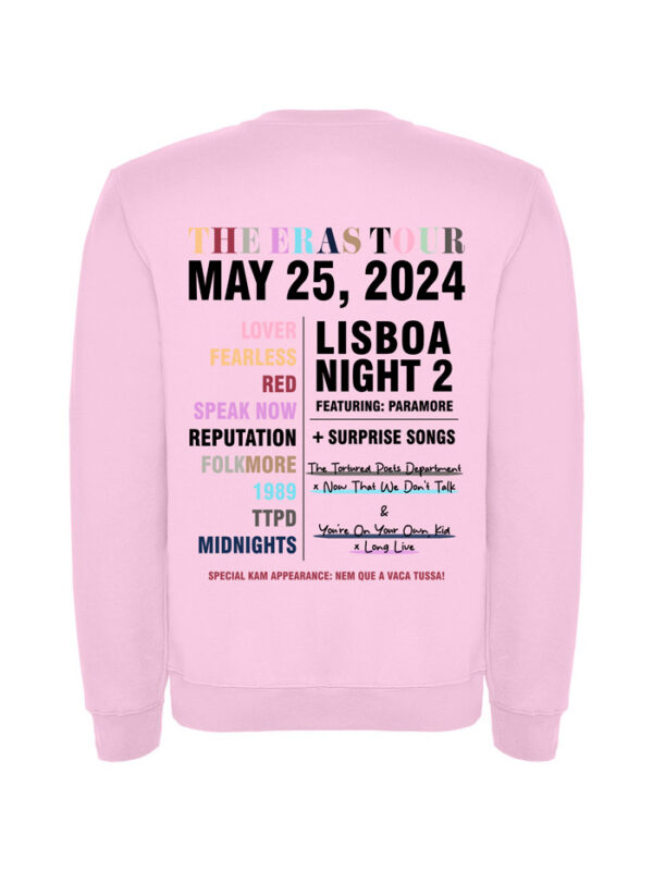 Sudadera Eras Lisboa Color