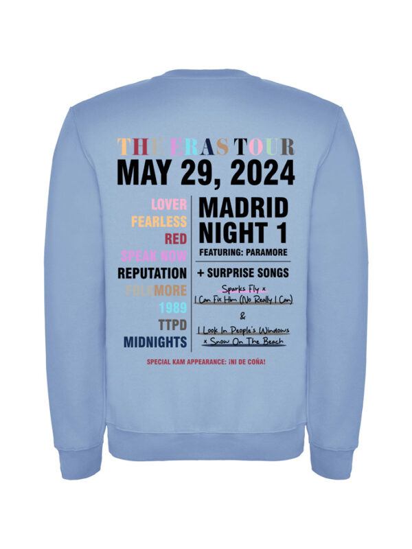 Sudadera Eras Madrid Color