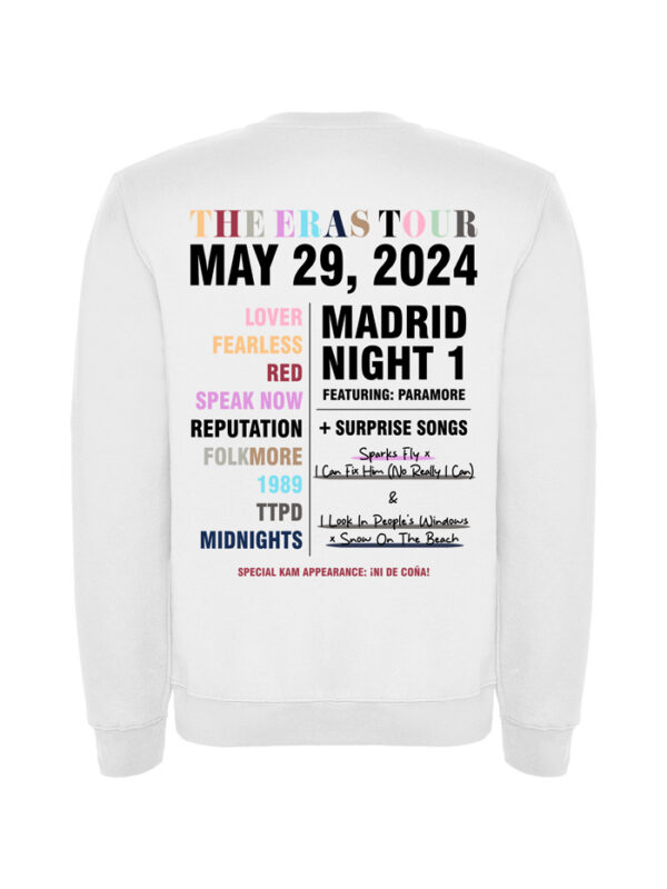 Sudadera Eras Madrid Color