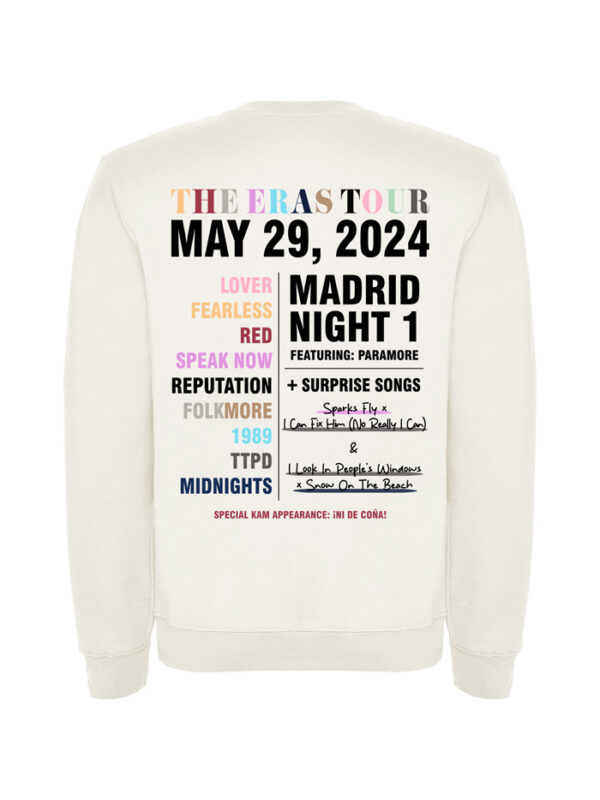 Sudadera Eras Madrid Color