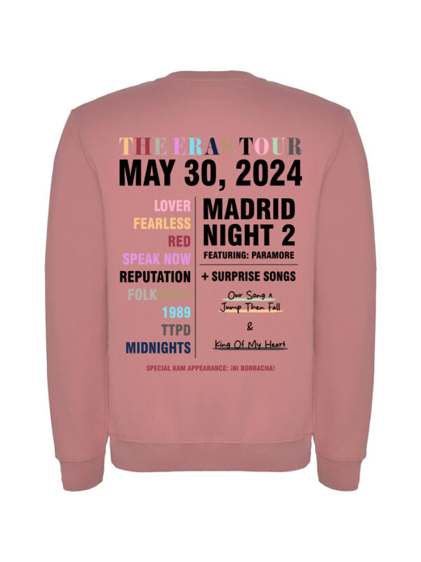 Sudadera Eras Madrid Color
