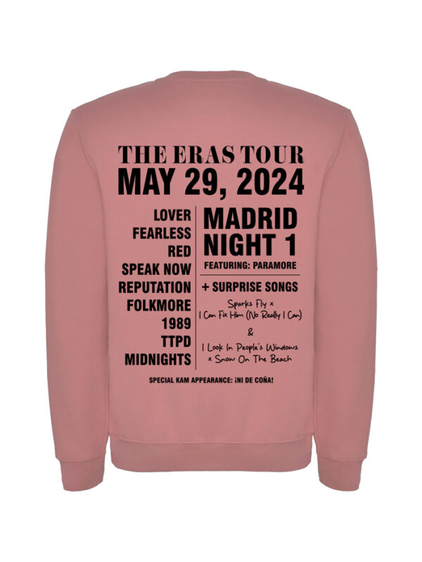 Sudadera Eras Madrid Lisa