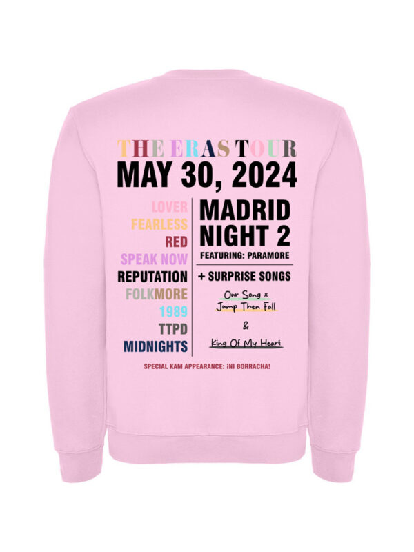 Sudadera Eras Madrid Color
