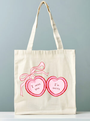Tote Bag I Miss You, I'm Sorry