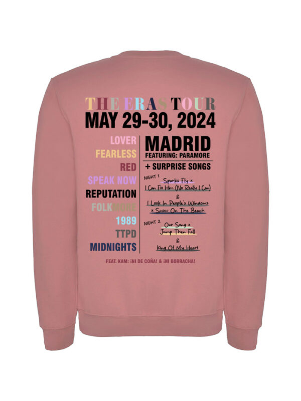 Sudadera Eras 2 Días Color