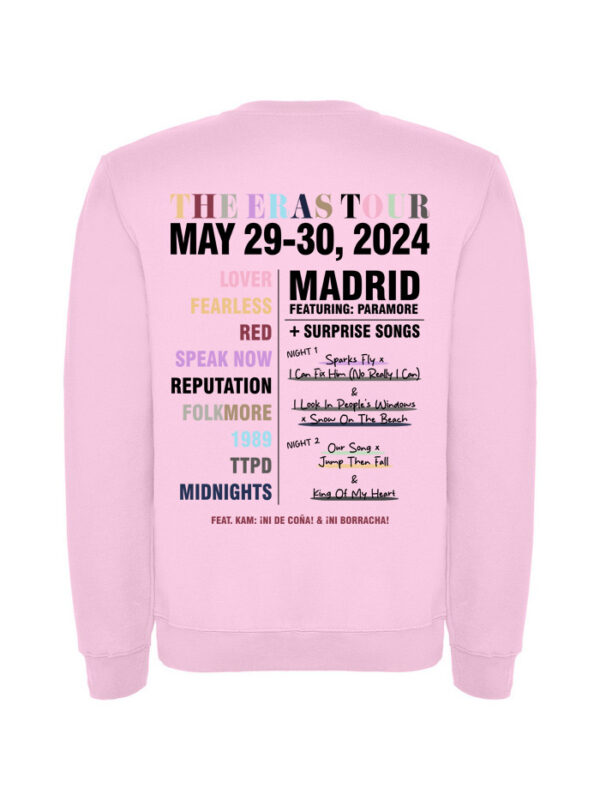 Sudadera Eras 2 Días Color